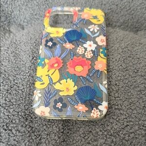 tech21 Floral Burst Phone Case - Yellow, Red, Blue